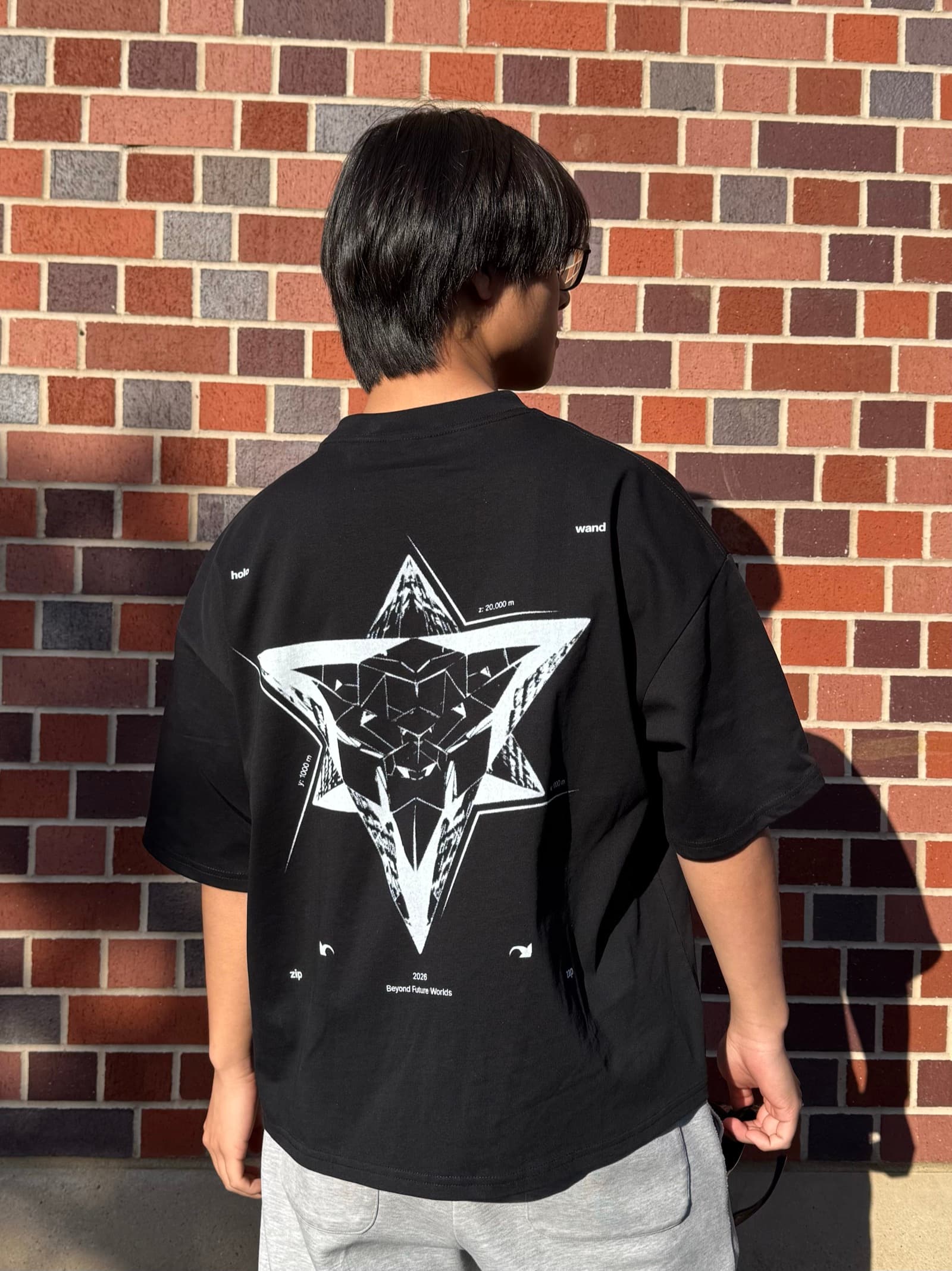 Holowand Limited box-fit tee — back
